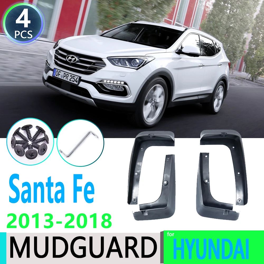 Брызговики для Hyundai Santa Fe ix45 2013 ~ 2018 DM 2014 2015 2016 2017 автомобильные аксессуары |