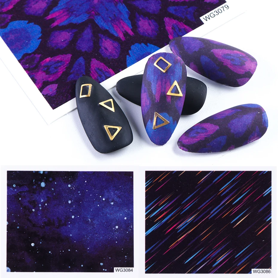 21 шт. переводная вода наклейка s дизайн ногтей смешанный цветок Полное