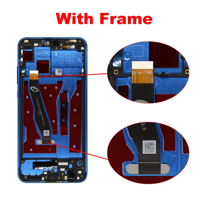 6,5 "para Huawei Honor 8X LCD visualizaci&oacute;n pantalla t&aacute;ctil digitalizador piezas de repuesto para Honor 8X pantalla JSN-L21 JSN-L22 pantalla LCD-4