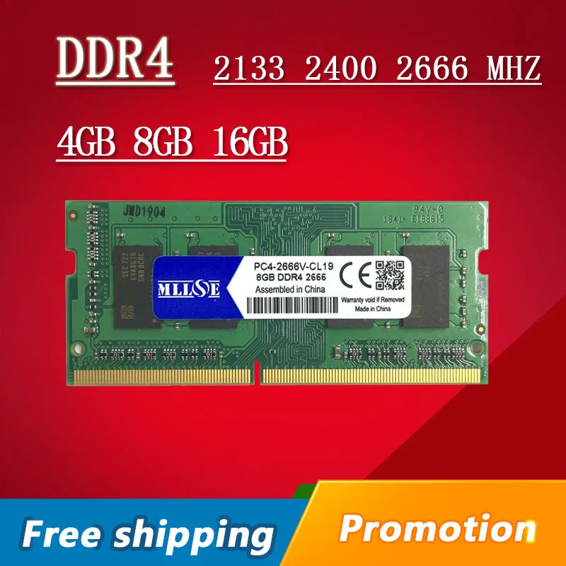 Ноутбук MLLSE DDR4 4 ГБ 8 16 память 2133 МГц 2400 2666 ОЗУ для ноутбука|Оперативная память| |