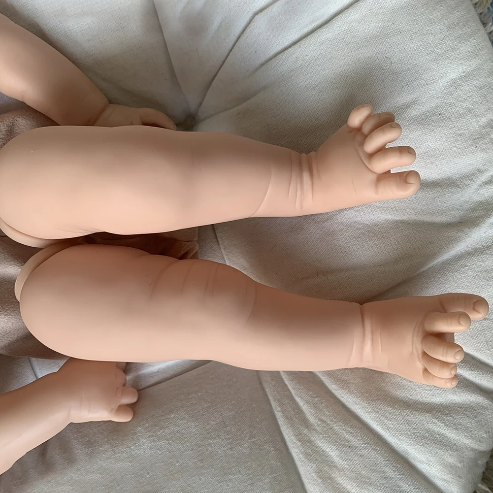 

21inch Naomi Reborn Doll Kit Head Full Limbs Real Touch Baby DIY Lifelike Realistic Soft Vinyl With Eyes Interactive Toy Gift