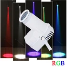 Бесплатная доставка 10 Вт прожектор RGB светодиодный точечный луч света пульт дистанционного управленияАвто Запуск диско DJ Вечерние огни событие шоу сценическое освещение