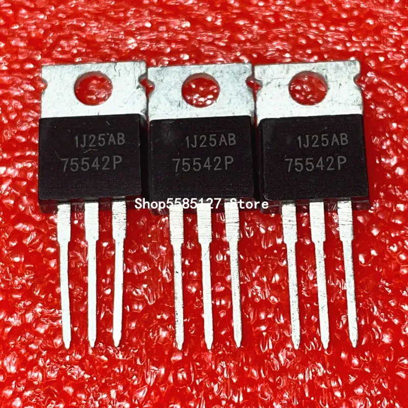 10 шт. HUF75542P 75542P TO 220 80V 75A 100% новый и оригинальный|Интегральные схемы| |