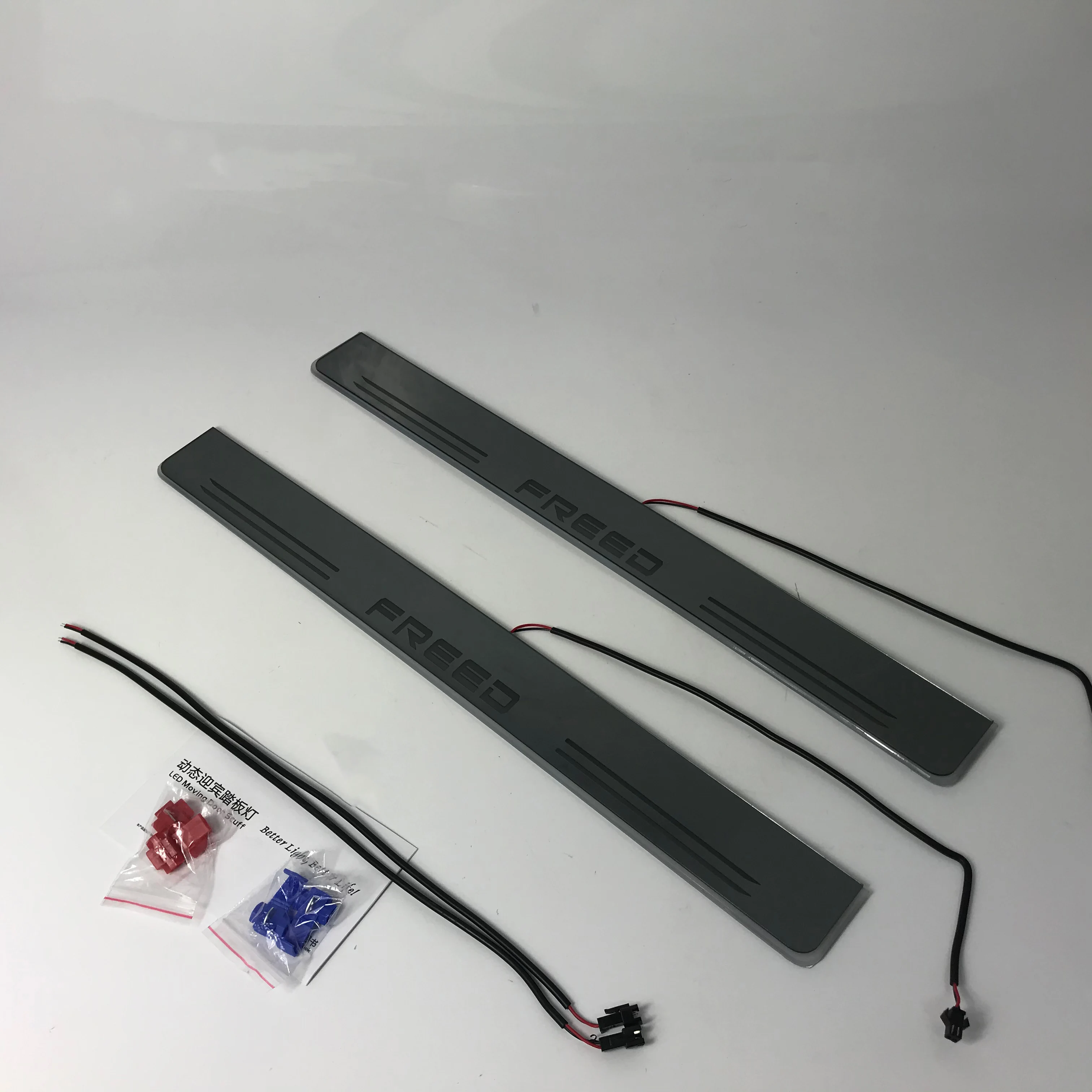 

Acrylic mobile LED welcome scooter wear plate door sill frame path light for Honda freed accessories dedicated Flow/fixed light