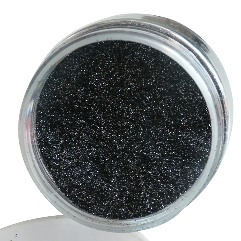 Черный блестящий порошок жемчужные пигменты акриловые блестящие краски № 28 для
