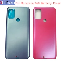 battery cover back rear door housing back case for motorola moto g20 xt2128 1 xt2128 2 battery cover replacement parts