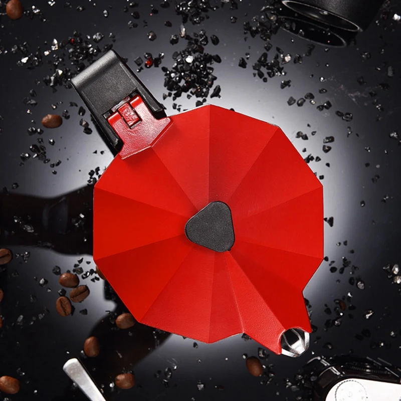 

Coffee Maker Aluminum Mocha Espresso Percolator Pot Coffee Maker Moka Pot 4 Cup Stovetop Coffee Maker