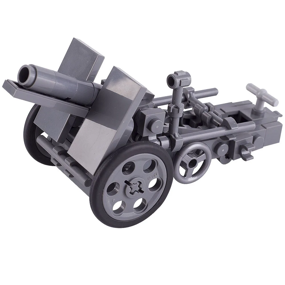 

Locking Military Gray Educational Toys Arms Accessories Building Blocks Assemble Toy Gifts For Children Cannon Militarys Model