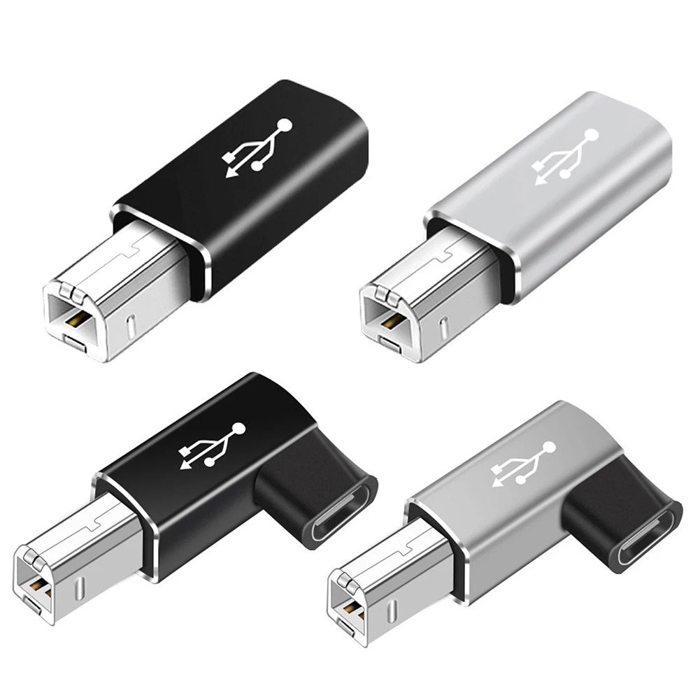Адаптер USB Type C-B для принтера, конвертер USB C мама в USB B папа для контроллера HDMI-совместимого с электрической клавиатурой