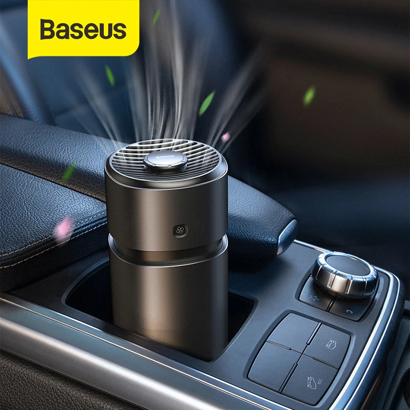 

Baseus Car Air Freshener Diffuse With Fan Aromatherapy Auto Formaldehyde Purifier Air Cleaner Flavoring Perfume Air Purifier Car