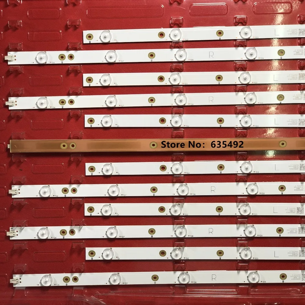 Светодиодный Подсветка полосы для АОС 5" ТВ LC-50LB261U 500TT26 500TT25 V5 50PFL6340/T3 LD50P03Q 500TT63 500TT42 500TT41 500TT56 500TT55