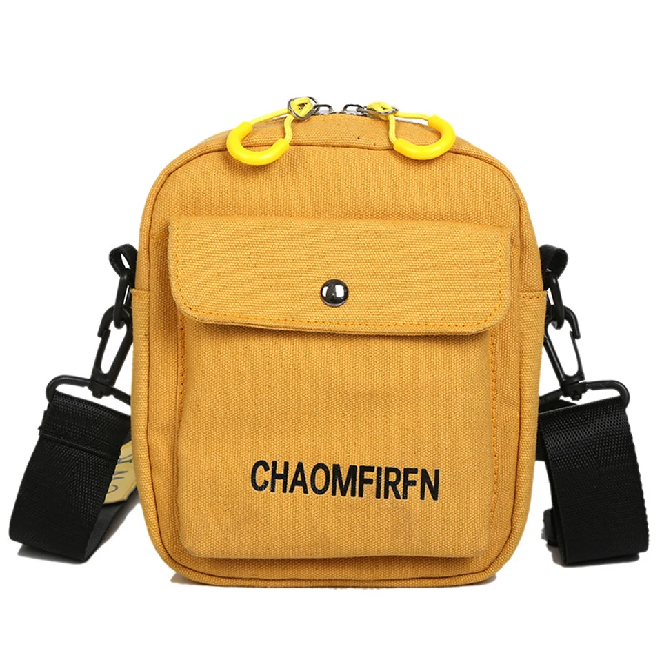 

Mini Simple Canvas Crossbody Bags for Women Girls Student Cute Casual Messenger Shoulder Bag Fashion Letter Handbags and Purses