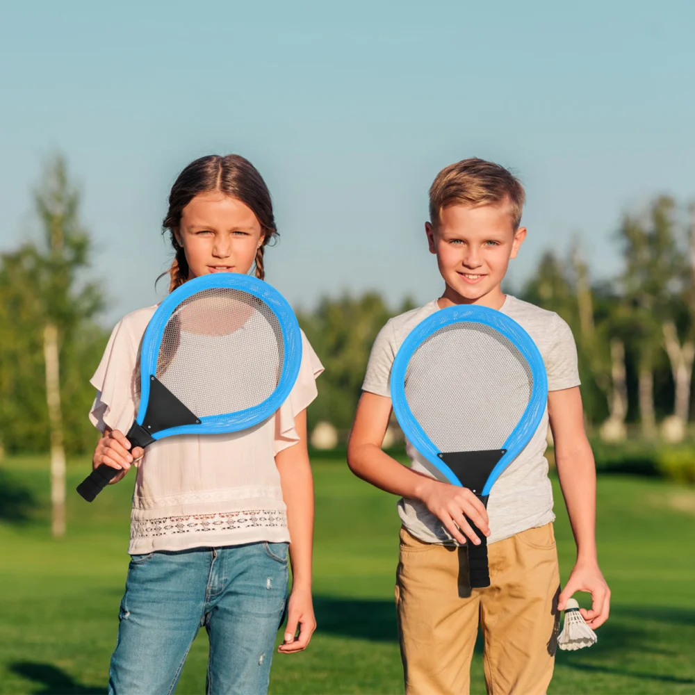 1 Set Badminton Tennis Rackets Kit Elastic Mesh Racquets for Kids Outdoors Play | Спорт и развлечения