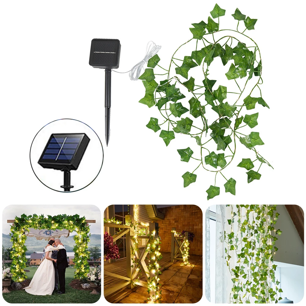 

Solar Lights Maple Leaf Fairy Lights 2/5/10M Waterproof Outdoor Garland Solar Lamp Christmas for Garden Decoration Dropshipping