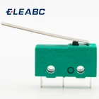 10 шт. 3 шпильки микро сенсорные переключатели NO + NC 3a5a 125VAC 250VAC мини-переключатель микропереключатели с 29 мм длинным рычагом