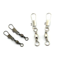 wholesale stainless steel fishing connector pin bearing rolling swivel 123418 lure tackle fishhook accessorries goods fish