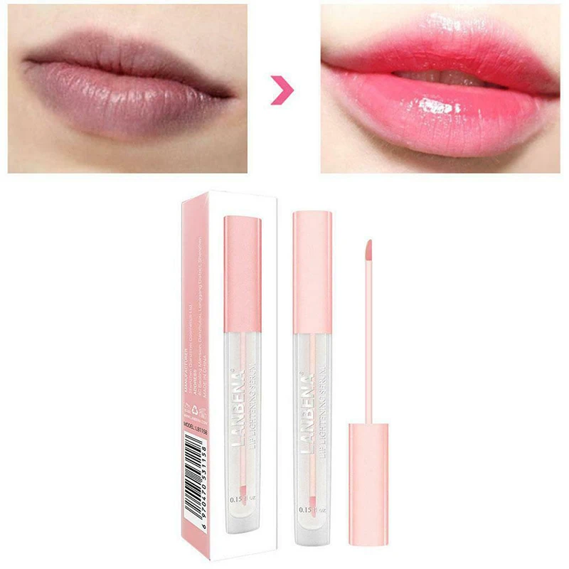 

Pink Lip Serum Moisturizing Lightening Lips Plumper Lips Lip Gloss Skin Moisture Reduce Pigmentation Long Lasting