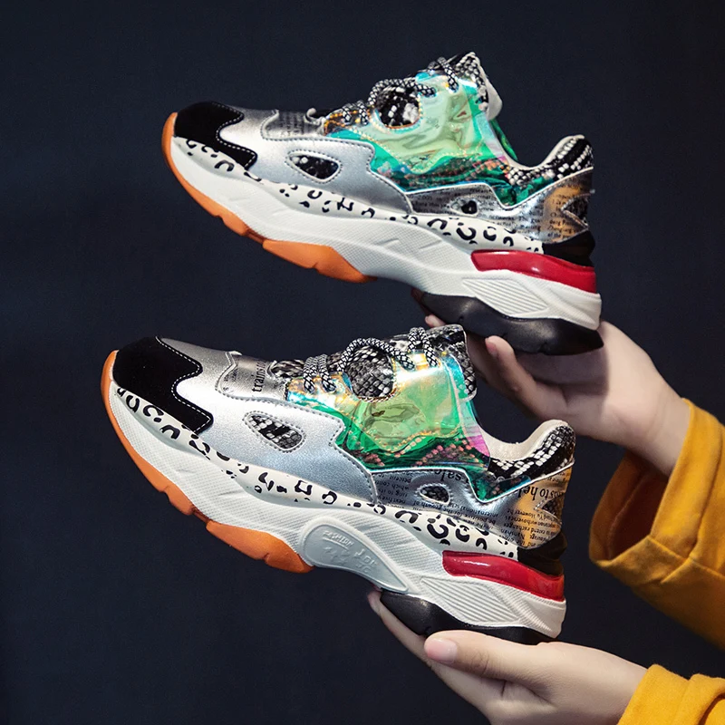 Koznoy/женские кроссовки на толстой подошве Сезон осень Прямая поставка Модная