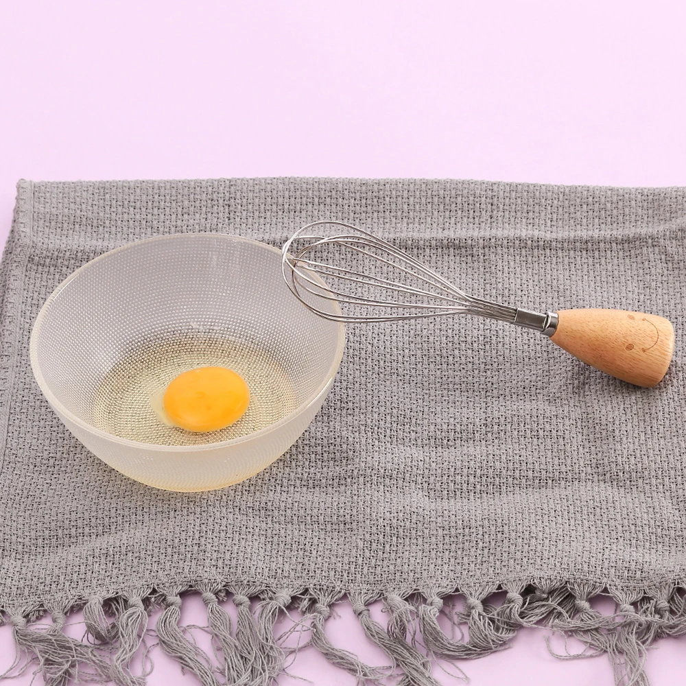 Здоровый мультфильм смайлик Нескользящая деревянная ручка кухонный смеситель