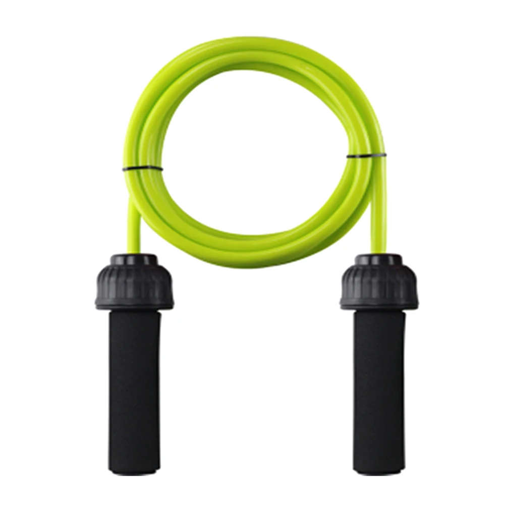 Light green 400g Лидер продаж Утяжеленная Скакалка Тяжелая Скакалка с памятью Нескользящая амортизирующая захватываемые рукоятки - Цвет: Light green 400g