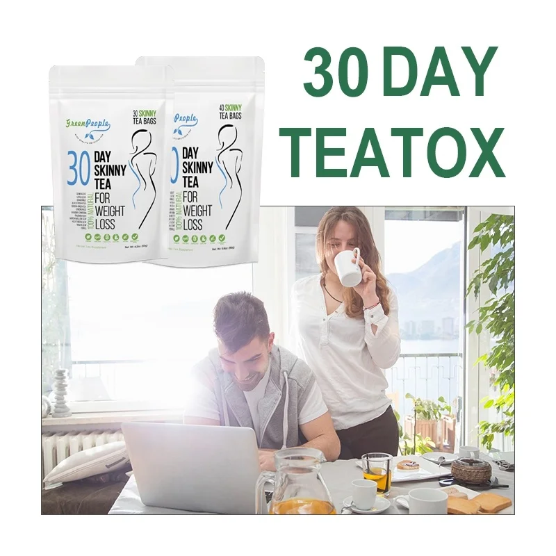GPGP Greenpeople Tea Bags Gentle Diet Detox Tea Appetite Suppressant Reduce Bloating Constipation For Weight Loss Body Cleanse