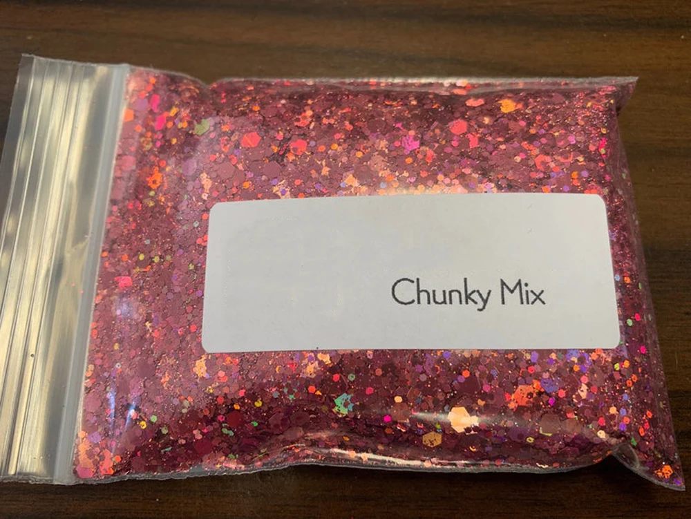 Голографический массивный Блестящий 24 цвета 200 г лицевой глаз для волос