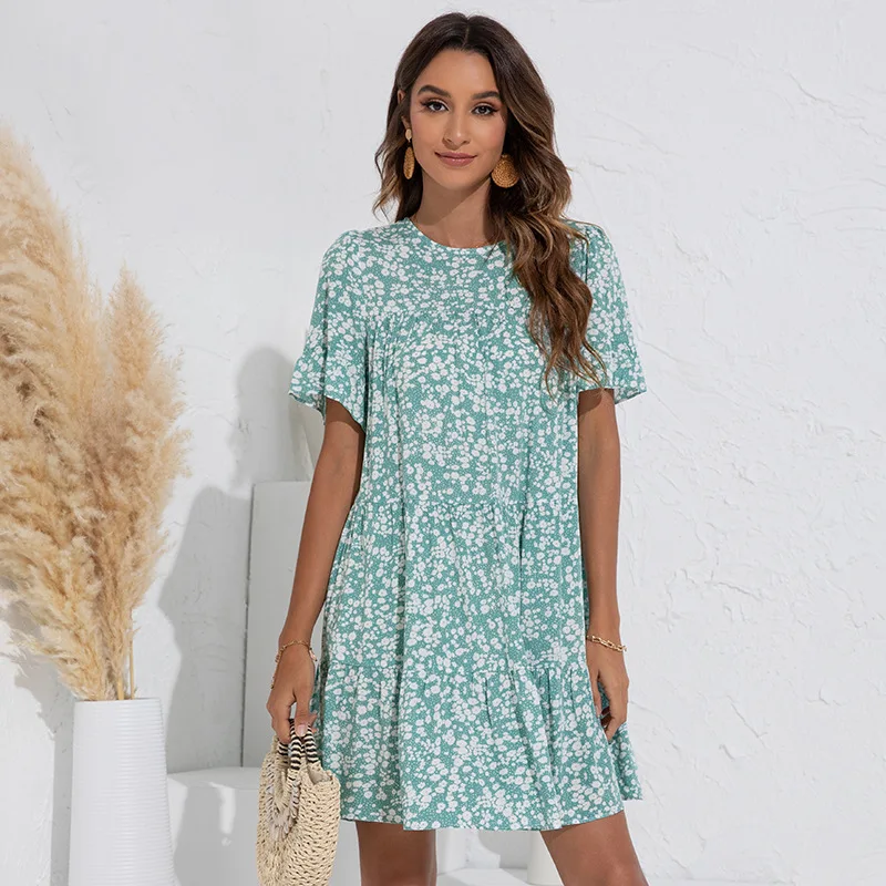 Женские платья в европейском стиле новинка 2022 летнее пляжное платье Бохо с