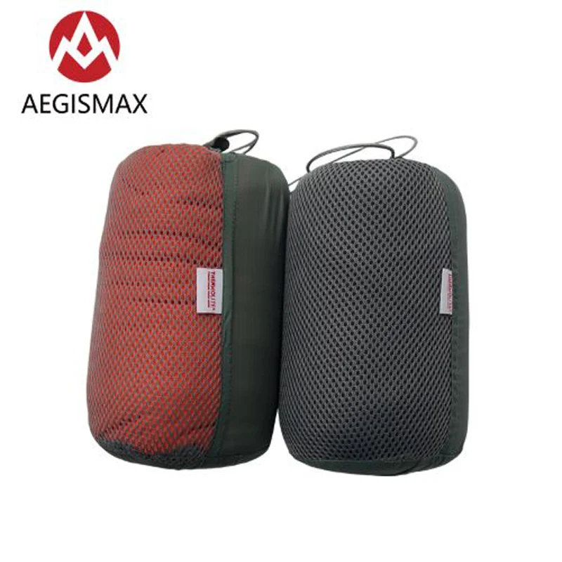 AEGISMAX теплый спальный мешок 5/8 Цельсия вкладыш Мумия конверт на открытом воздухе Кемпинг портативный одноместный спальный лист замок температуры