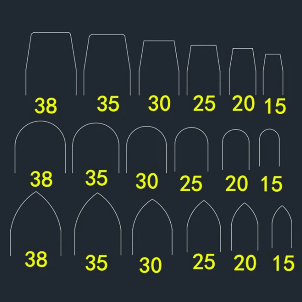 Дырокол для ремня из стали с полым отверстием полукруглый 18 шт. | Дом и сад