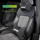 Подушка на подголовник автомобильного сиденья из пены с эффектом памяти, подушка для поясницы для Jeep Renegade Compass Wrangler Grand Cherokee Patriot Liberty Commander