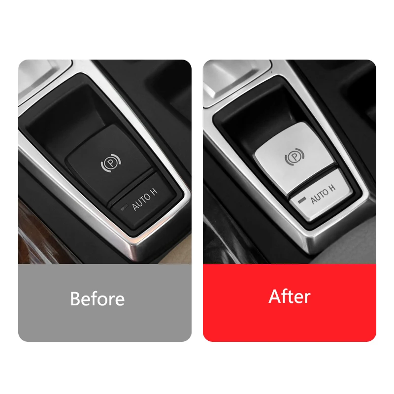 Декоративная наклейка на кнопки интерьера автомобиля For BMW X5 X6 E70 E71 из хромированного ABS