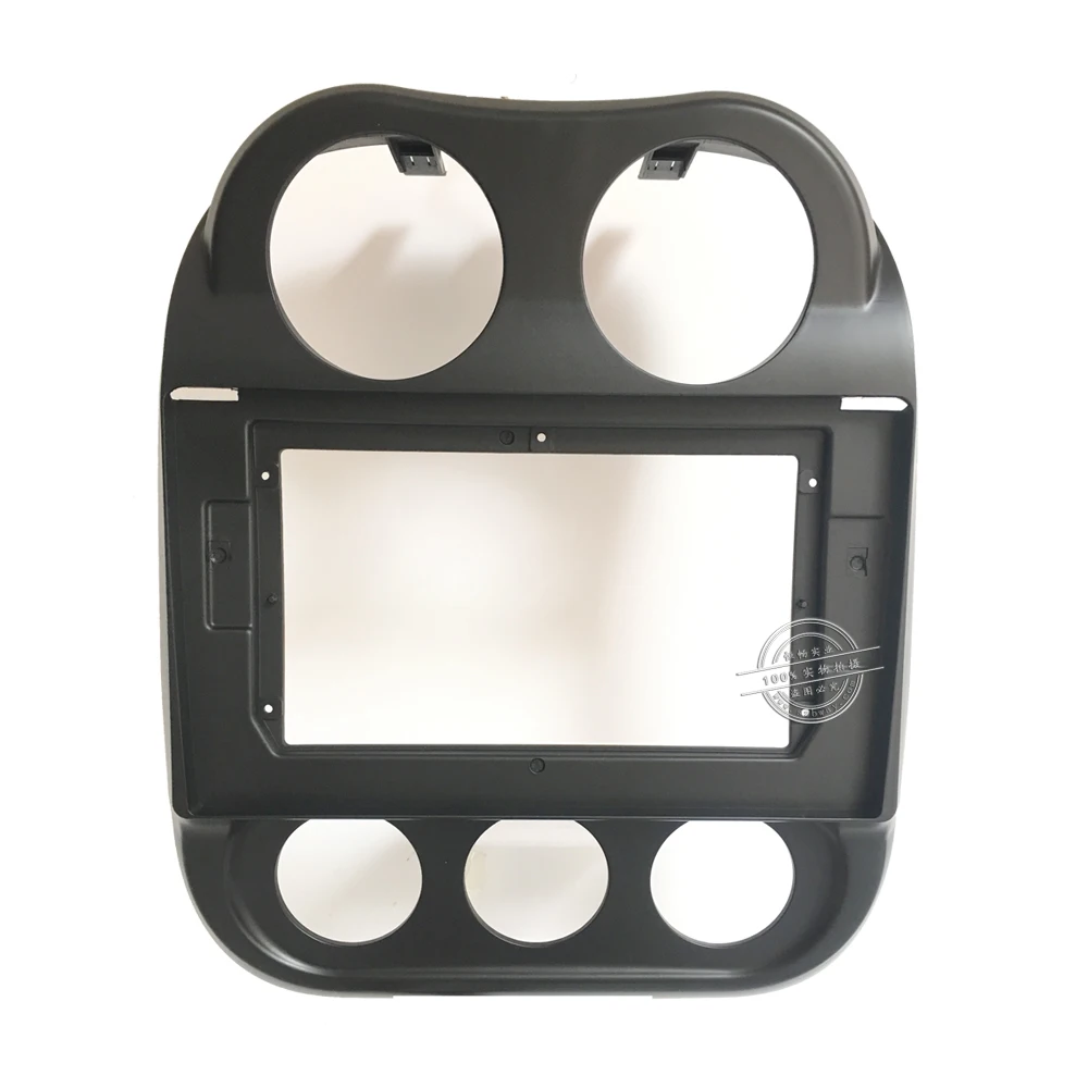 HACTIVOL 2 Din Car Radio face plate Frame for Jeep Compass 2011 DVD GPS Navi Player panel dash mount kit car products | Автомобили и