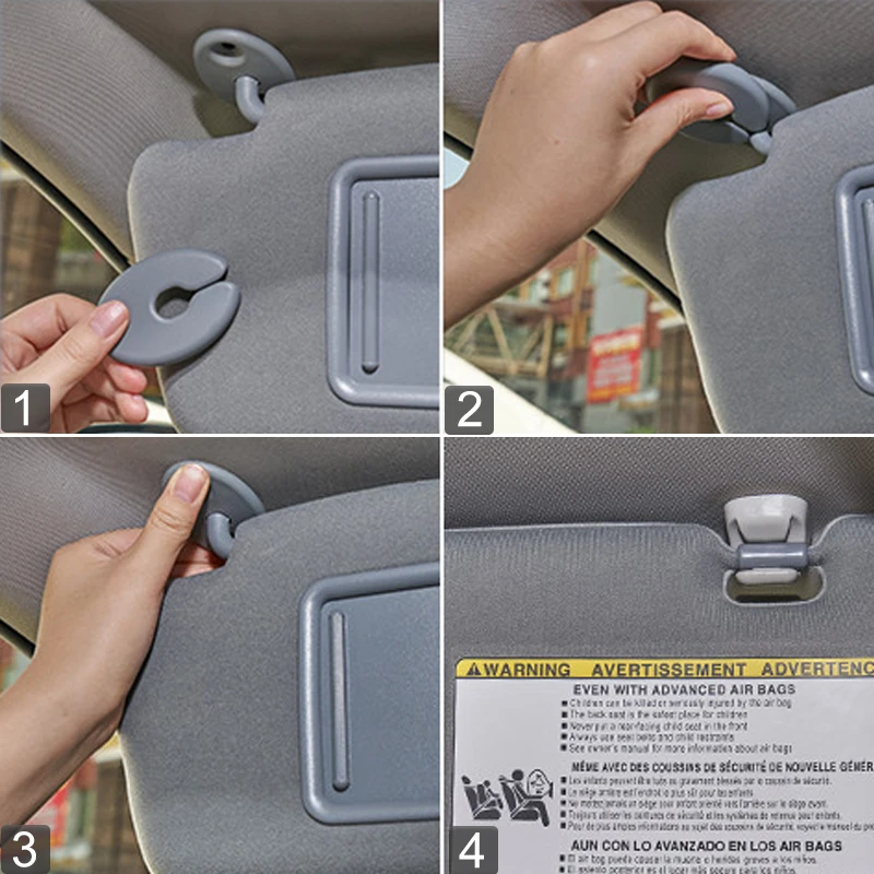 Автомобильный левый и правый солнцезащитный козырек с зеркалом для Toyota Tacoma 2005-2012