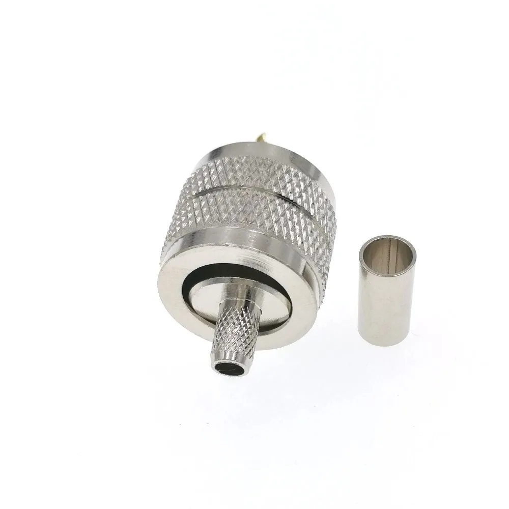 10 шт. разъем PL259 UHF контактный штекер Crimp RG58 RG142 LMR195 RG400 кабель | Обустройство дома