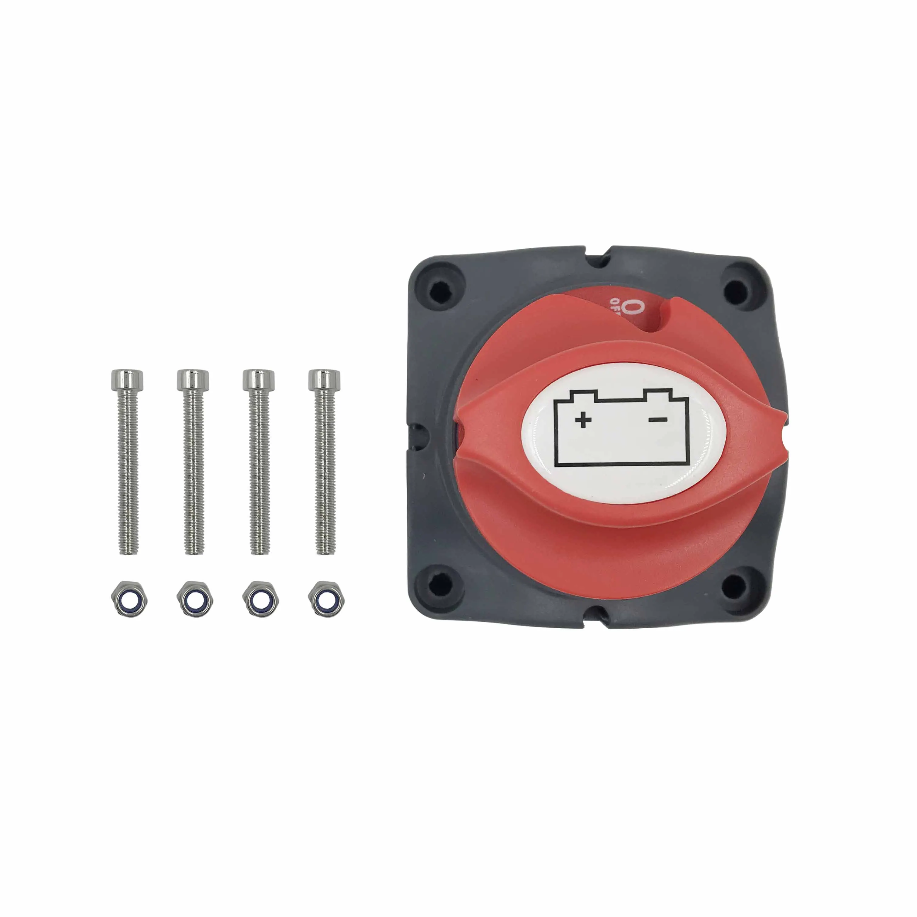 

12V 24V 48V 275/1250 Amp Battery Disconnect Switch, Waterproof Heavy Duty Battery Isolator Switch, Universal Cut Off Power