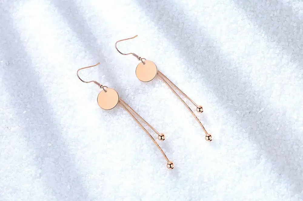 

New Arrival 100% 925 Sterling Silver Fashion Female Long Tassel Drop Earrings Jewelry For Women Drop Shipping Anti Allergy Gift