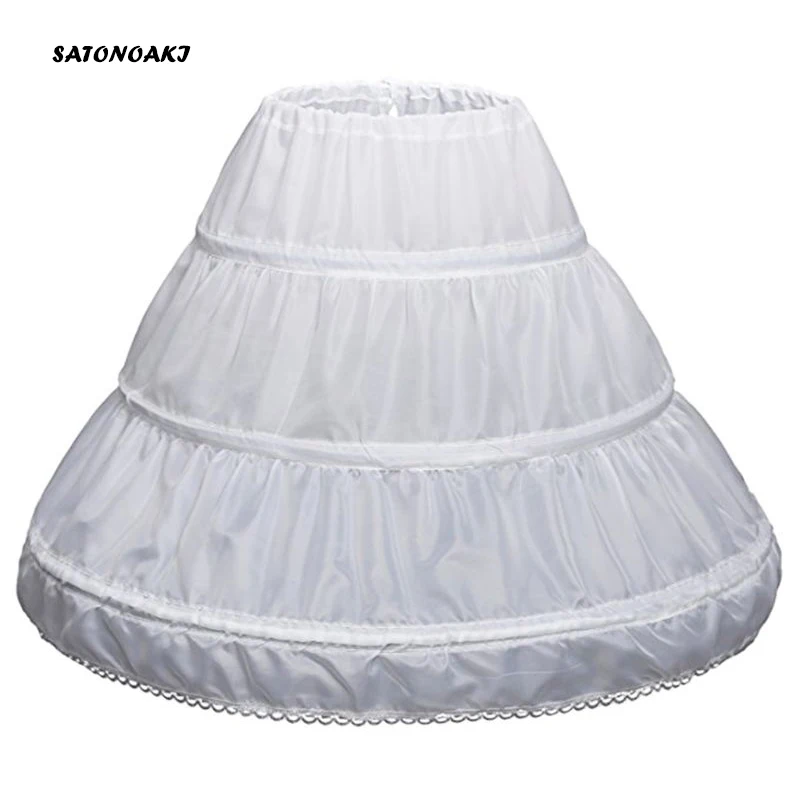 2020 детская юбка американка трапециевидной формы 3 Обручи один Слои кринолин