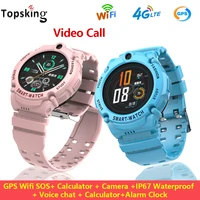 4g kids smart gps wifi tracker locate student remote camera monitor smartwatch sos video call android phone camera baby watch