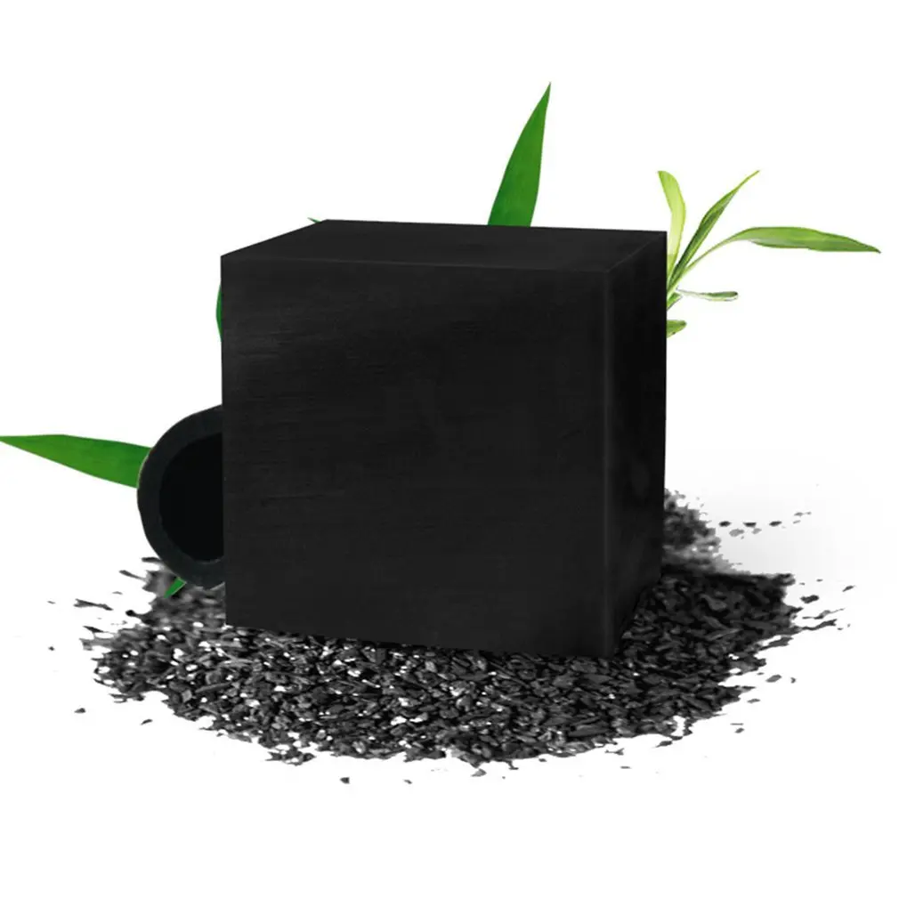 100 г бамбуковый уголь Алоэ Роза эфирное масло мыло ручной работы очищающее