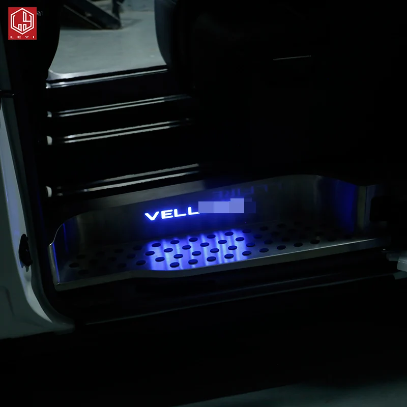 

Hot sales Lighted door pedal scuff led plate for alphard vellfire 2015 2016 2017 2018 2019 2020 scuff led plate