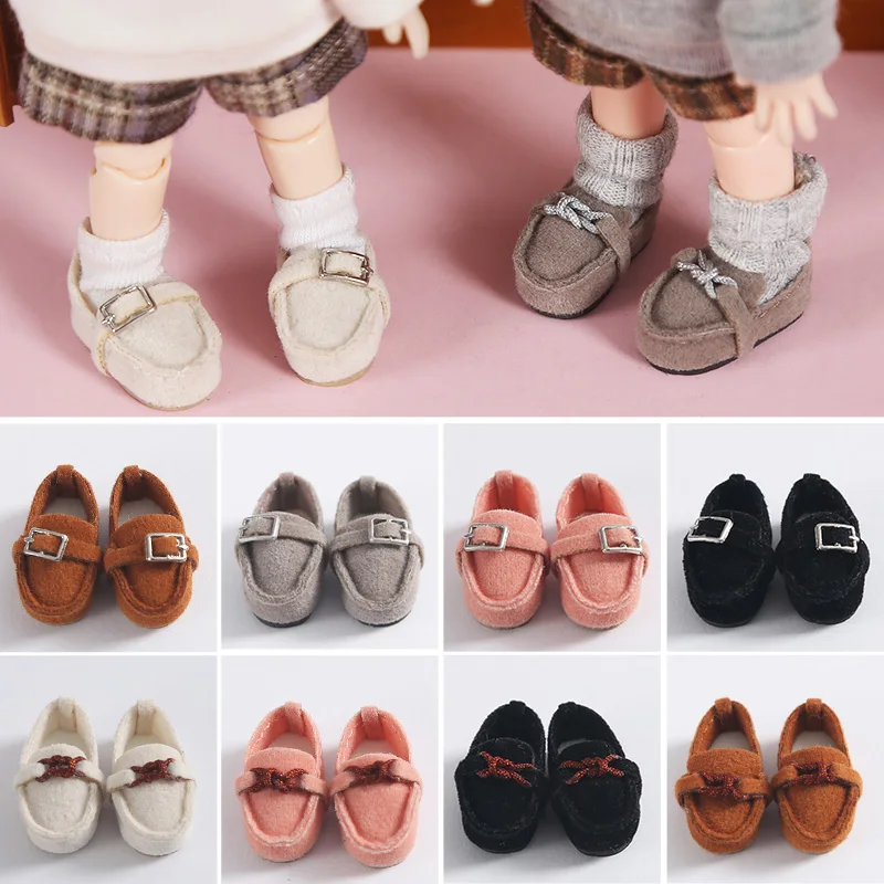 

M0078 children handmade toy 1/12 ob11 Doll blyth BJD/SD doll Accessories GSC simple type colorful Peas shoes 1pair