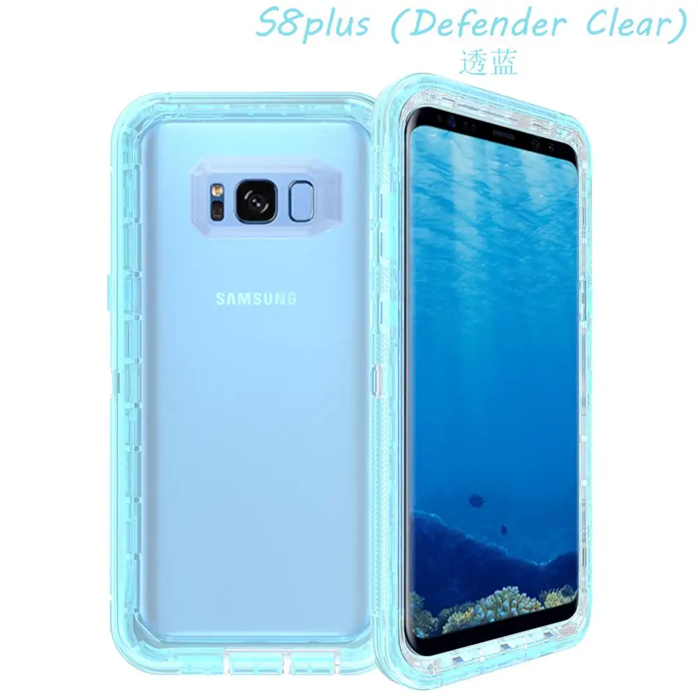 Three Prevention Cover For Samsung Note 10 S10 Lite S8 S9 Plus Transparent Robot Case Galaxy S7 edge | Мобильные телефоны и