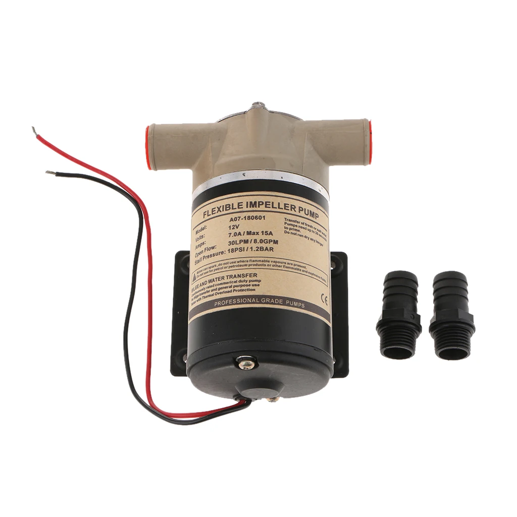 12V 8 GPM 30 LPM 18 PSI мембранный Водяной насос-самовсасывающий-морской/RV/лодка