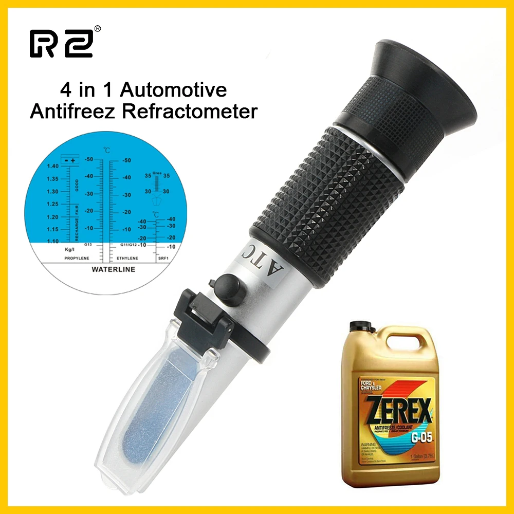 

Автомобильный антифриз RZ, Рефрактометр, тестер, точка замораживания мочевины Adblue, аккумулятор, жидкость, стекло, водомер, ATC рефрактометр