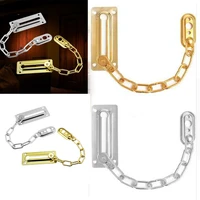 stainless steel door safety lock guard chain security bolt locks cabinet latch diy home hotel office security tools gold silver