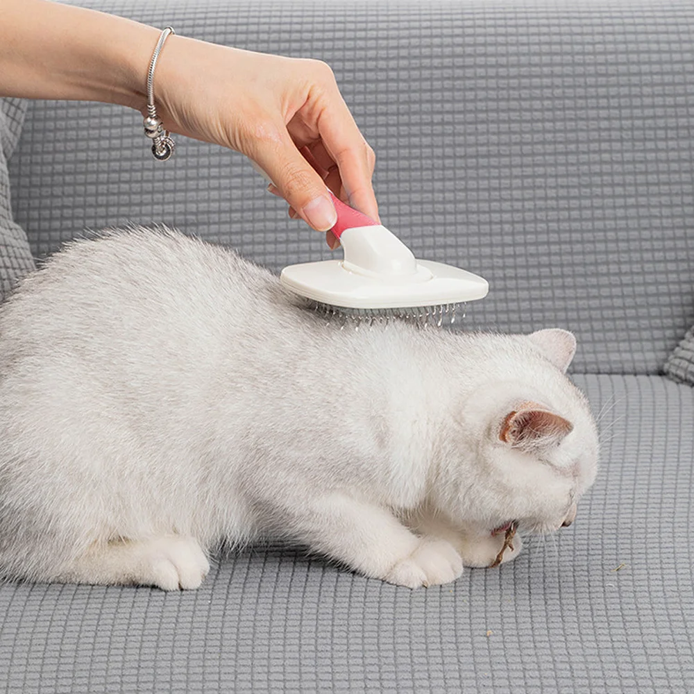 Щетка для груминга домашних животных расческа удаления шерсти кошек и собак 1 шт.