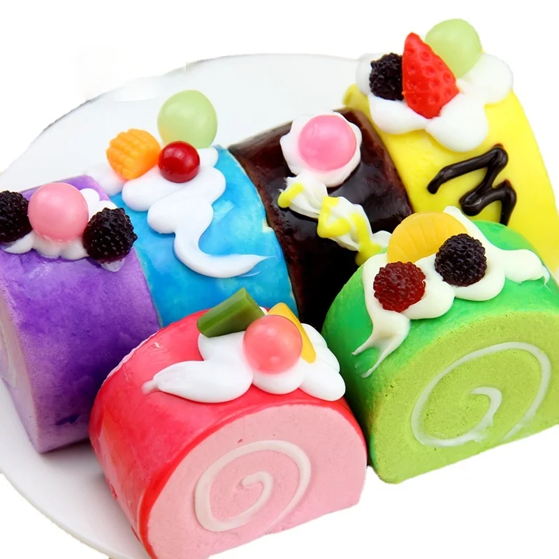 1 шт искусственные украшения продуктов Pu Материал имитация пончик хлеб