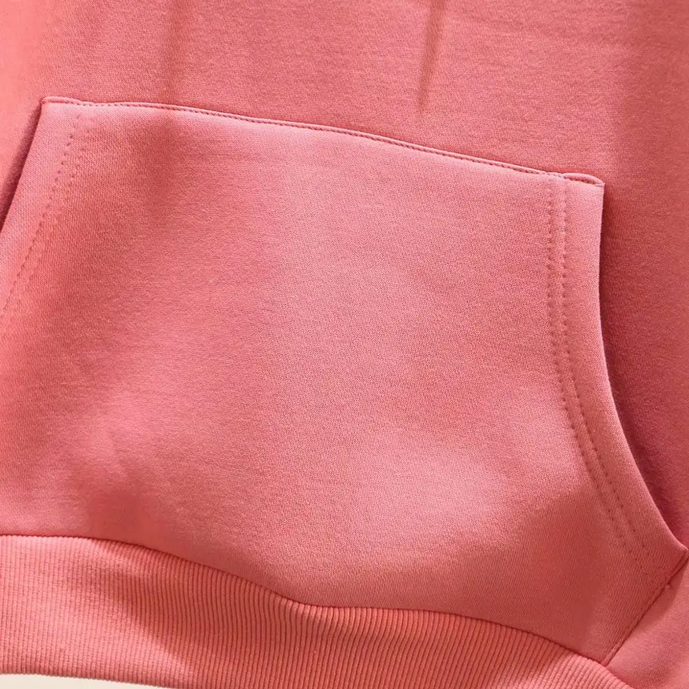 

Plus size embroidery cotton hooded women loose Sweatshirts 2020 new winter thick casual ladies yellow pink hoodies top female