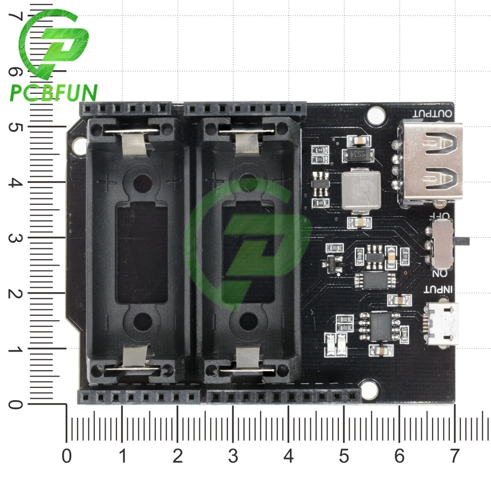 1 комплект ESP8266 ESP32 блок питания перезаряжаемый Двойной 16340 литиевый аккумулятор