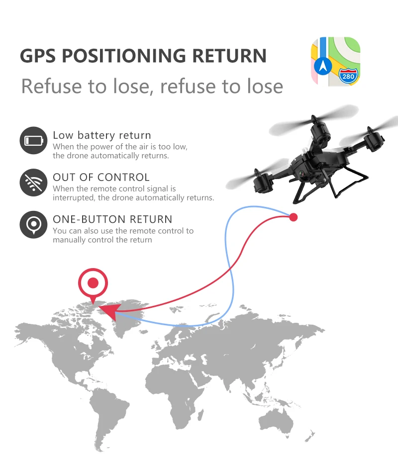 KY601G/S Дрон 4K 5G WIFI FPV Вертолет расстояние 2 км жестовая фотография селфи gps